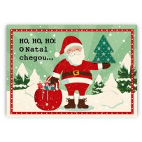Cartão Mix Natal Papai Noel árvore