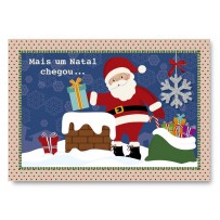 Cartão Mix Natal Noel na chaminé