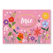 Cartão Essencial Mãe flores